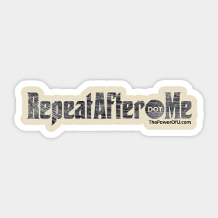 RepeatAfter dot Me Sticker